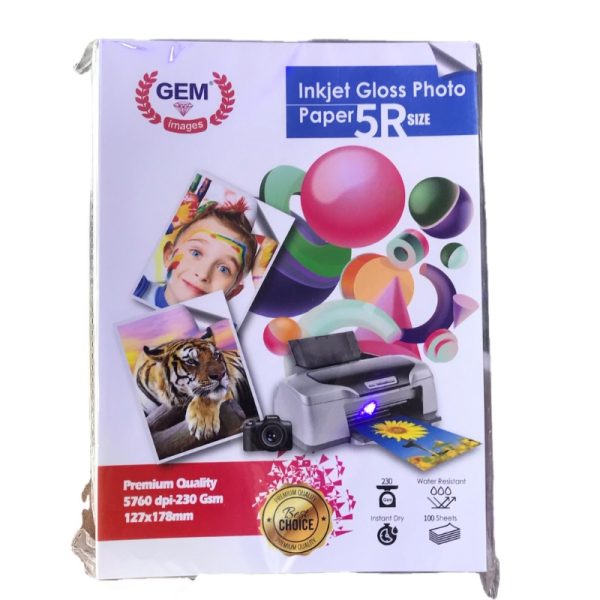 Nevira Inkjet Gloss Photo Paper 5x7